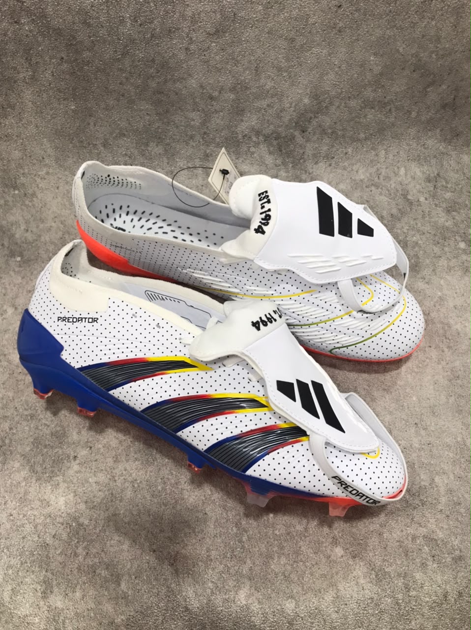 ADIDAS SPEEDPORTAL 1 FG XPARLEY WHITE BLUE - Sneakers di toko sepatu Situbondo