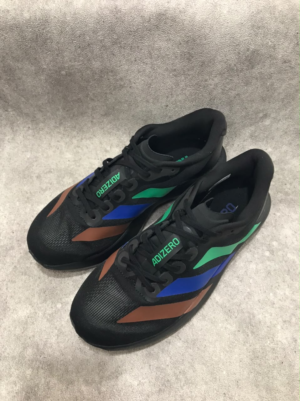 ADIDAS ADIZERO PHARRELL HUMANRACE BLACK GREEN BLUE di Berlimpahshoes Situbondo
