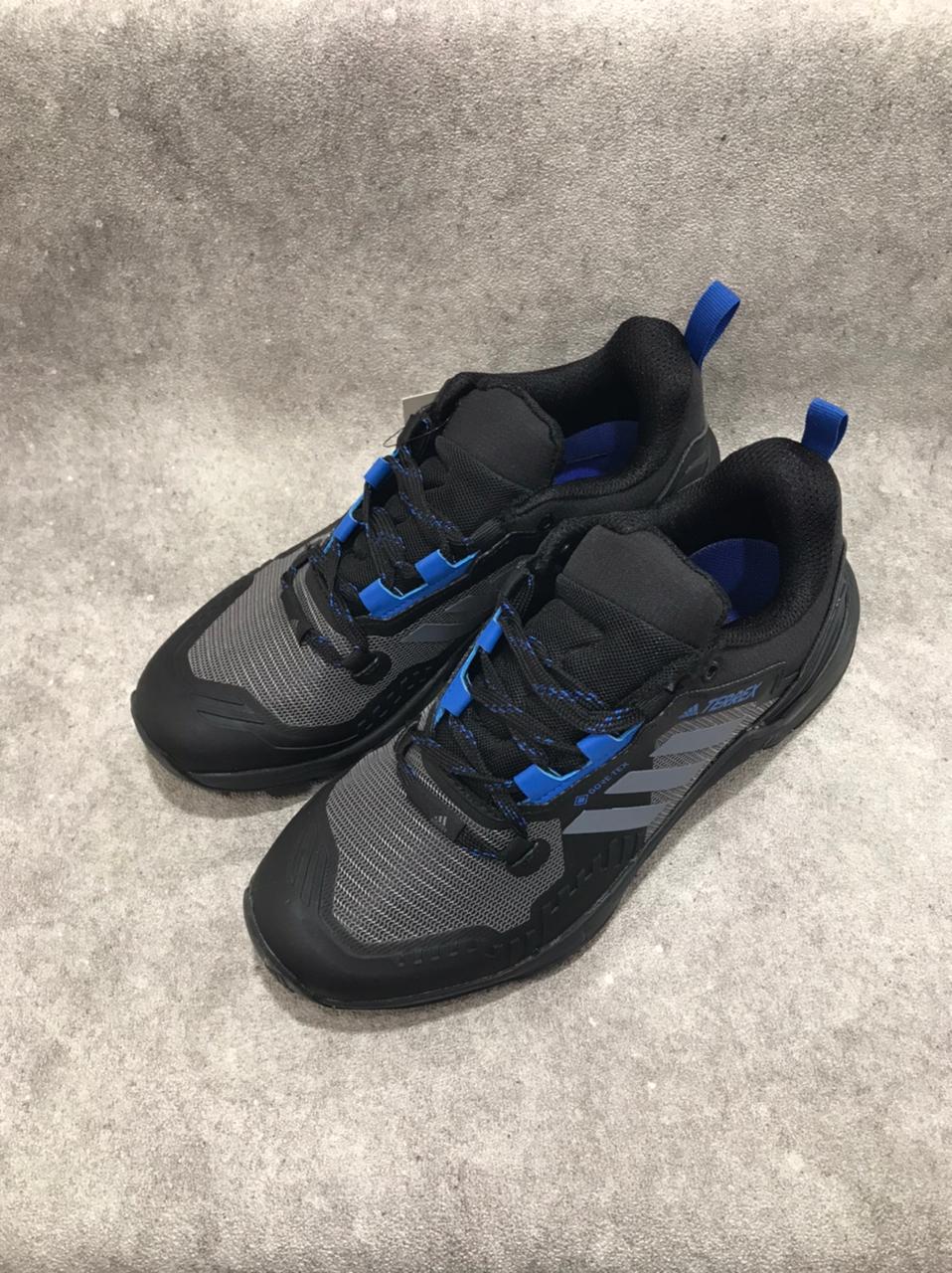 ADIDAS TERREX SWIFT R BLACK BLUE - Sepatu Adidas Casual di Berlimpahshoes Situbondo
