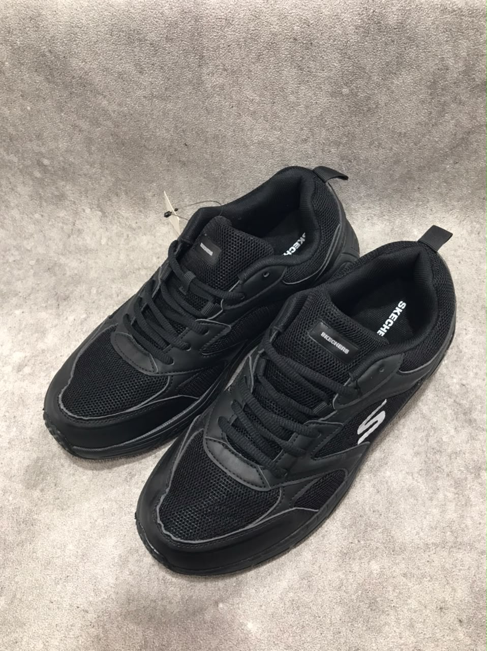 SKECHERS ORBITAL BLACK - Sepatu SKECHERS Casual di Berlimpahshoes Situbondo